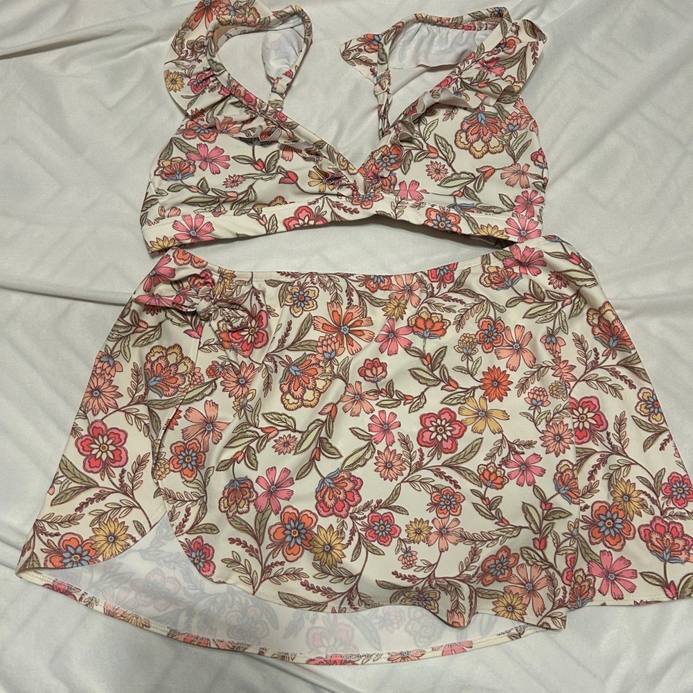 Floral Two-Piece Bikini Set